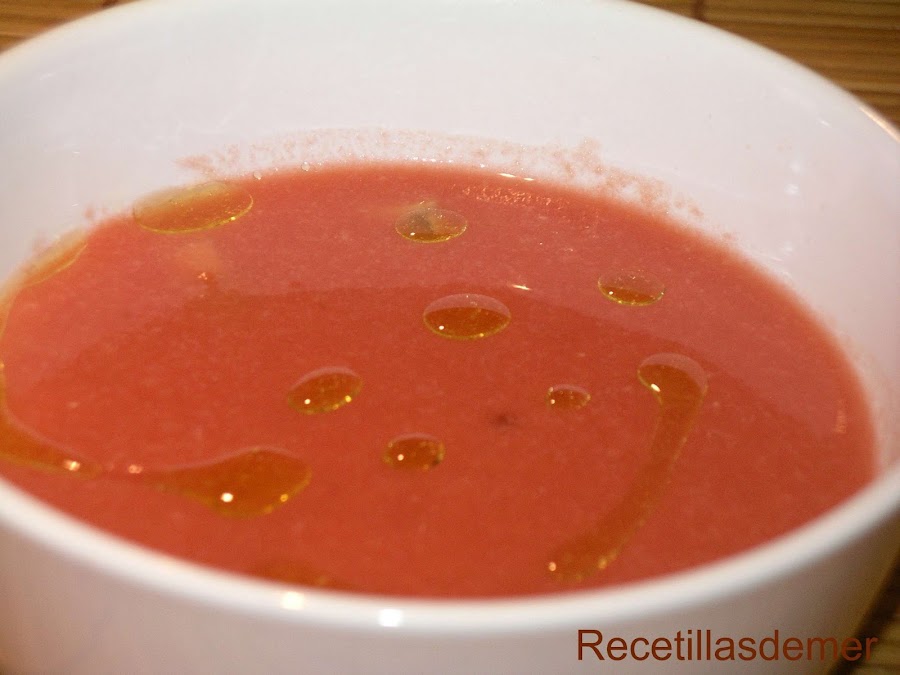 Recetillasdemer. Gazpacho