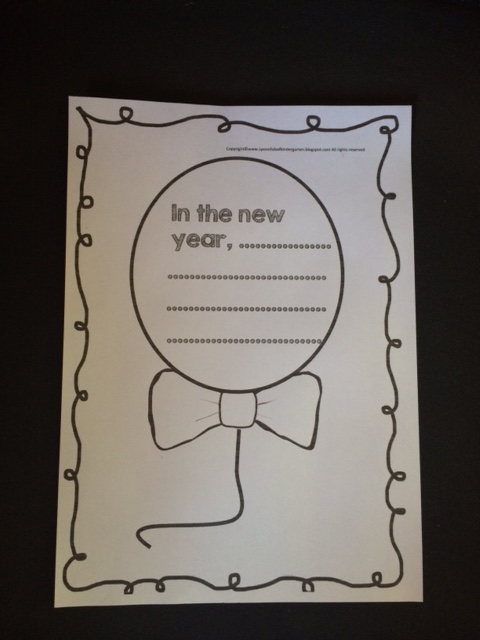 Spoonfuls of Kindergarten: Happy New Year