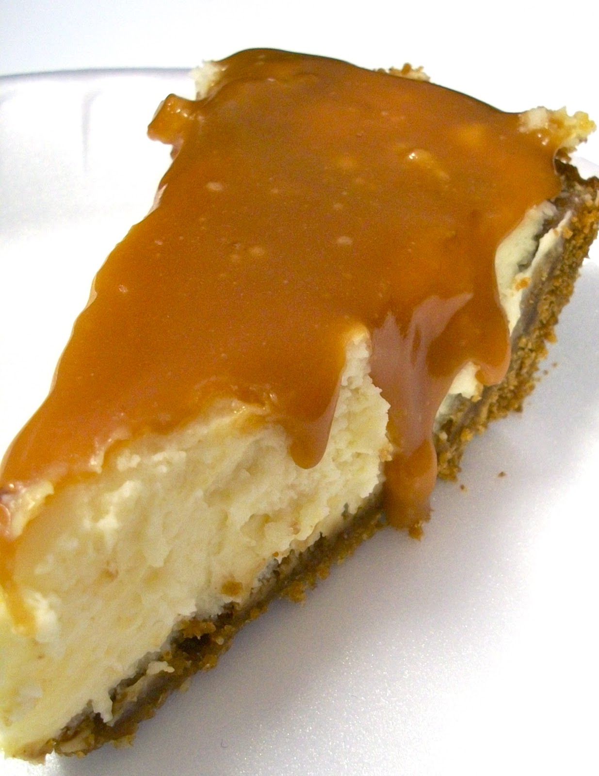 Brooke Bakes Salted Caramel Cheesecake