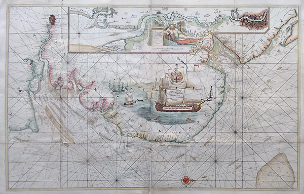 Antique Nautical Charts For Sale