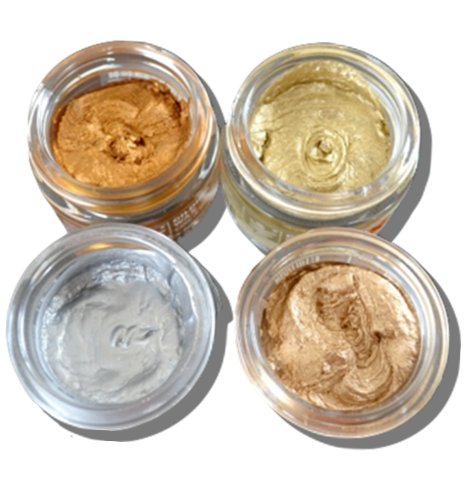 Brocante Home Collection's Paintbrush and Pearls French Gilding Waxes