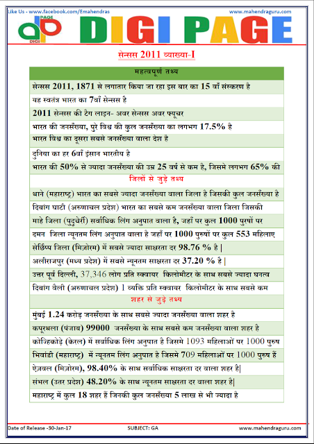 DP | CENSUS | 30 - JAN - 17 DP | CENSUS | 30 - JAN - 17