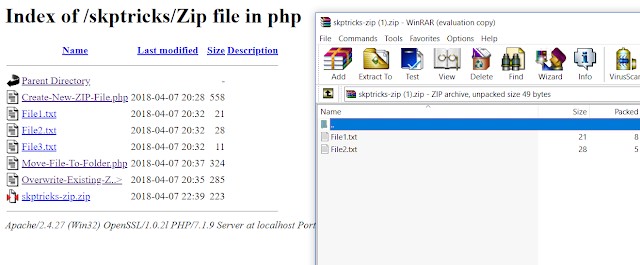 Overwrite an existing zip file