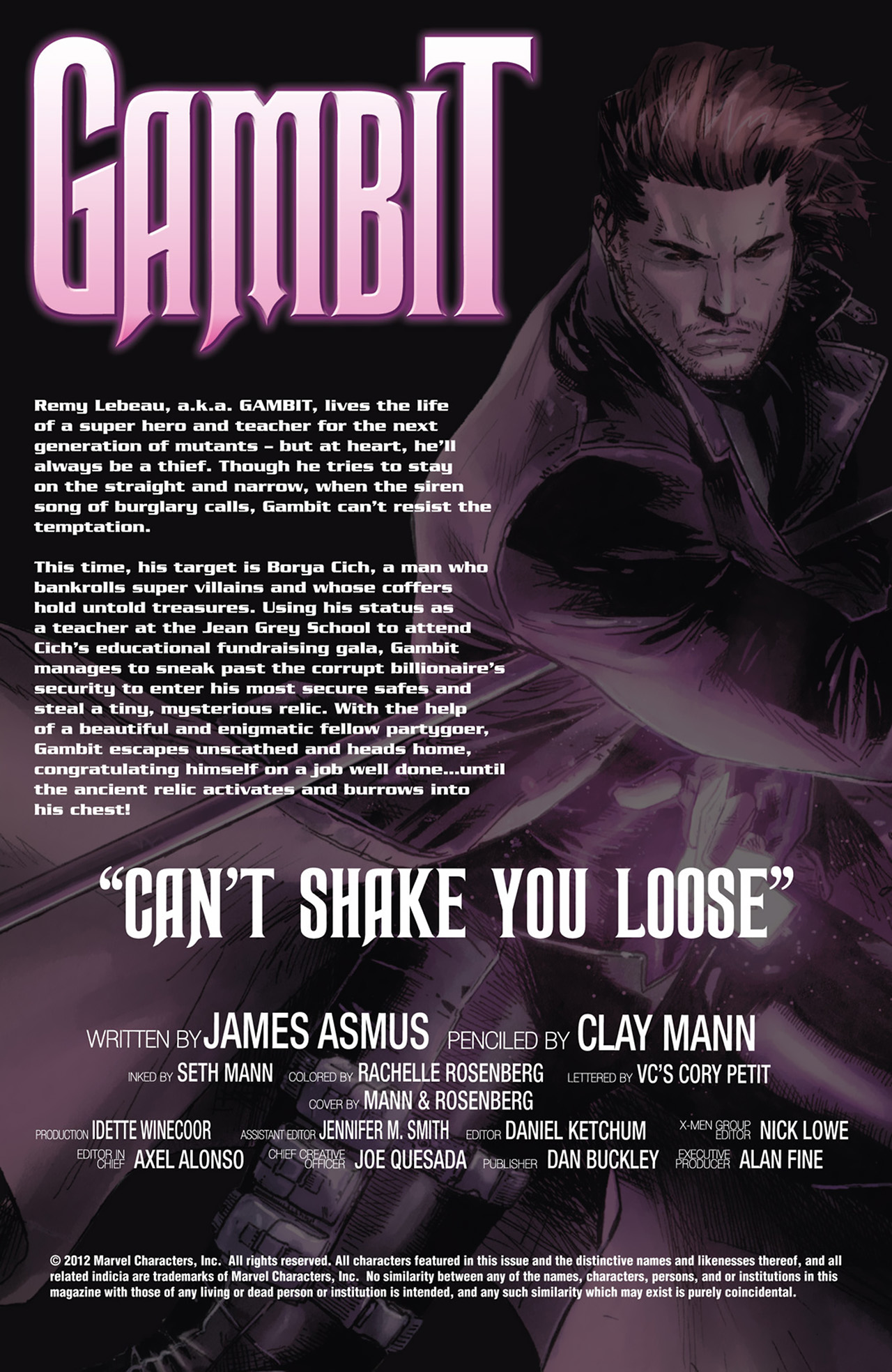 Read online Gambit (2012) comic -  Issue #2 - 2