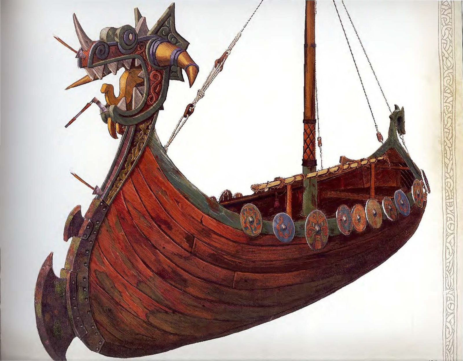 Название ладьи. Ладья Драккар викингов. Скандинавский дракар. Дракар корабль викингов. Лонгшип викингов.