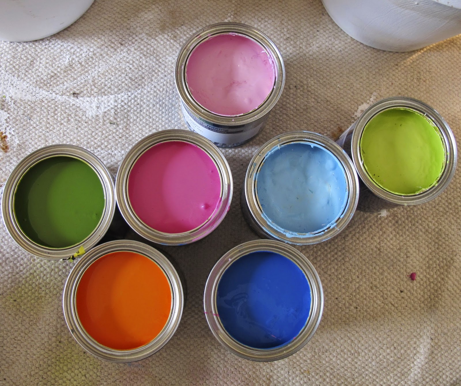 This Way To The Circus Painting Pots