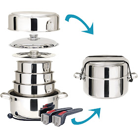 Hobo Sailor: Space Saving Pots and Pans For Boating