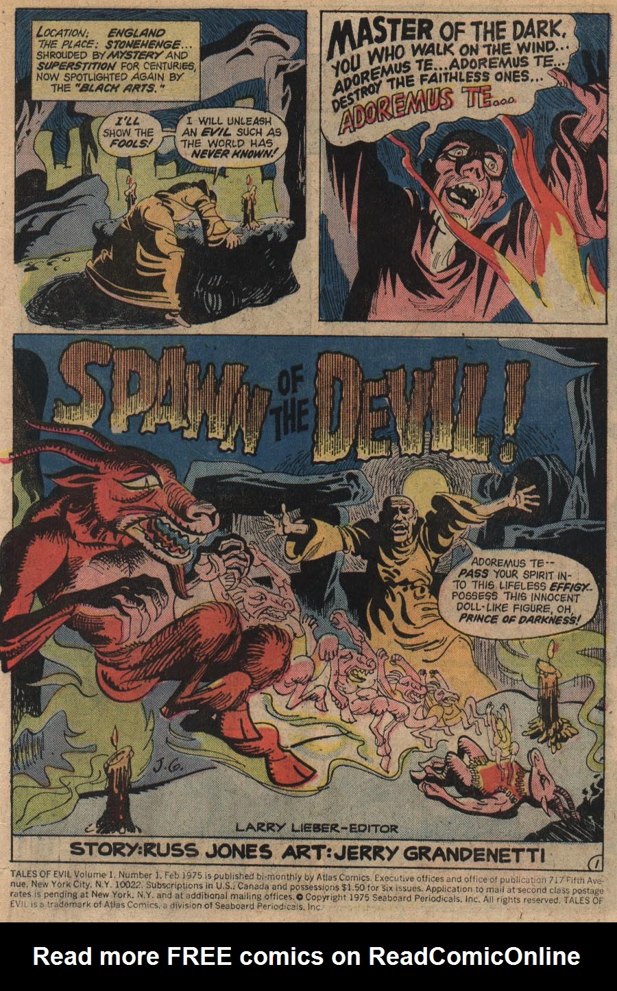 Read online Tales of Evil comic -  Issue #1 - 2