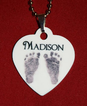 Personalized Footprint Necklace