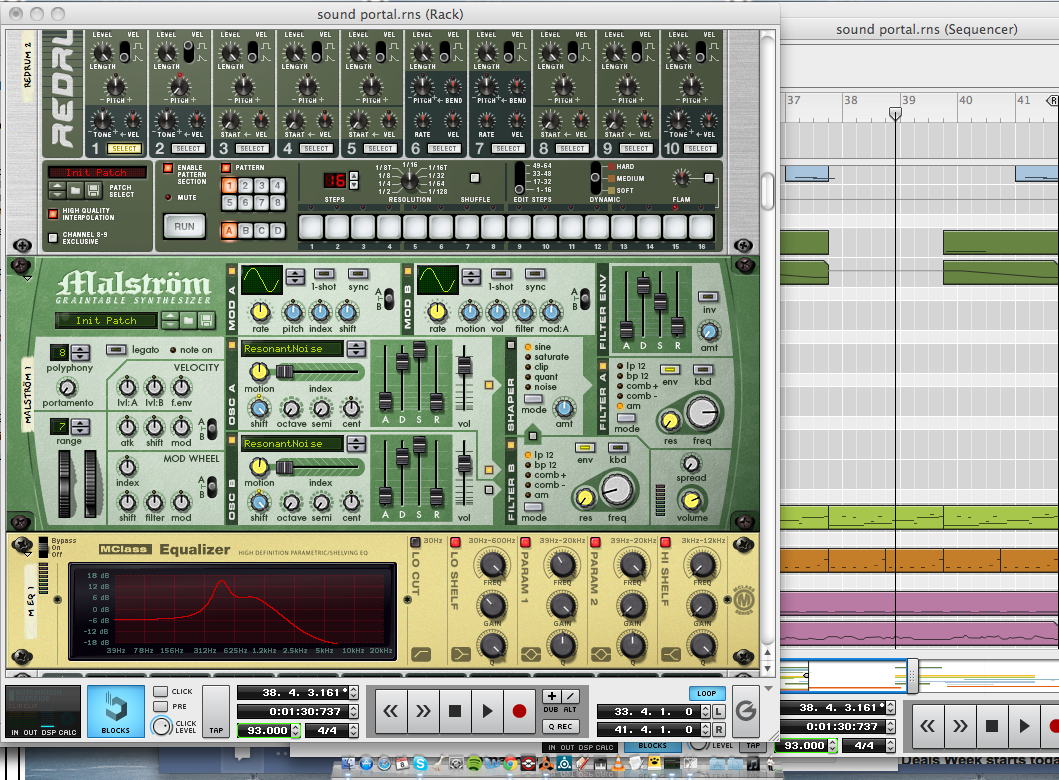 Composing with Reason - roughly speaking each instrument above will be controlled by one Kinect skeleton