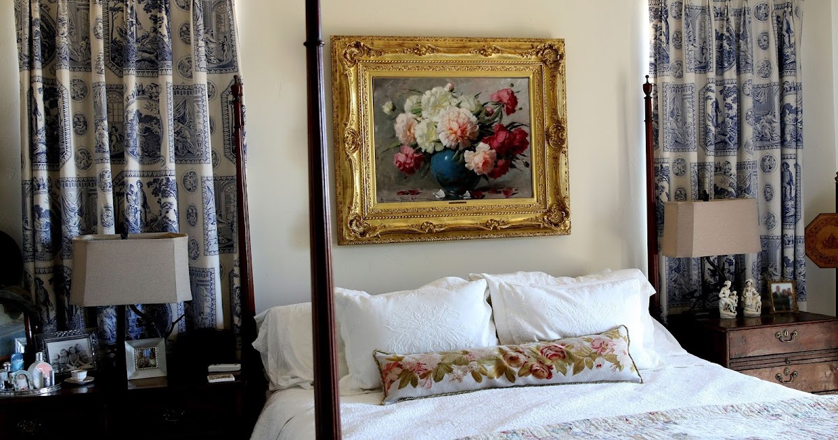 Antique Style Decorating With Antiques In A Bedroom