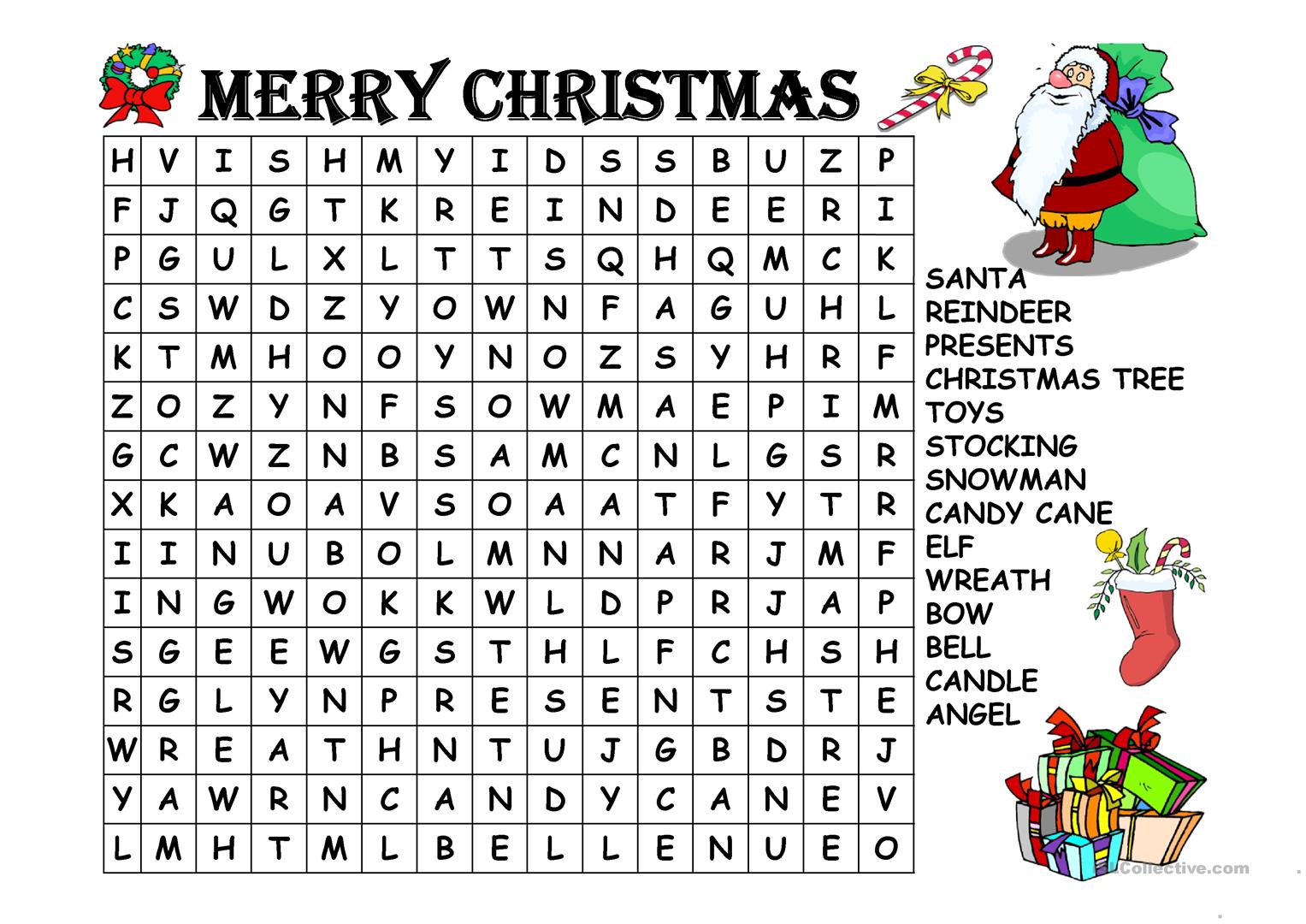 Learning and growing together.: CHRISTMAS WORD SEARCH