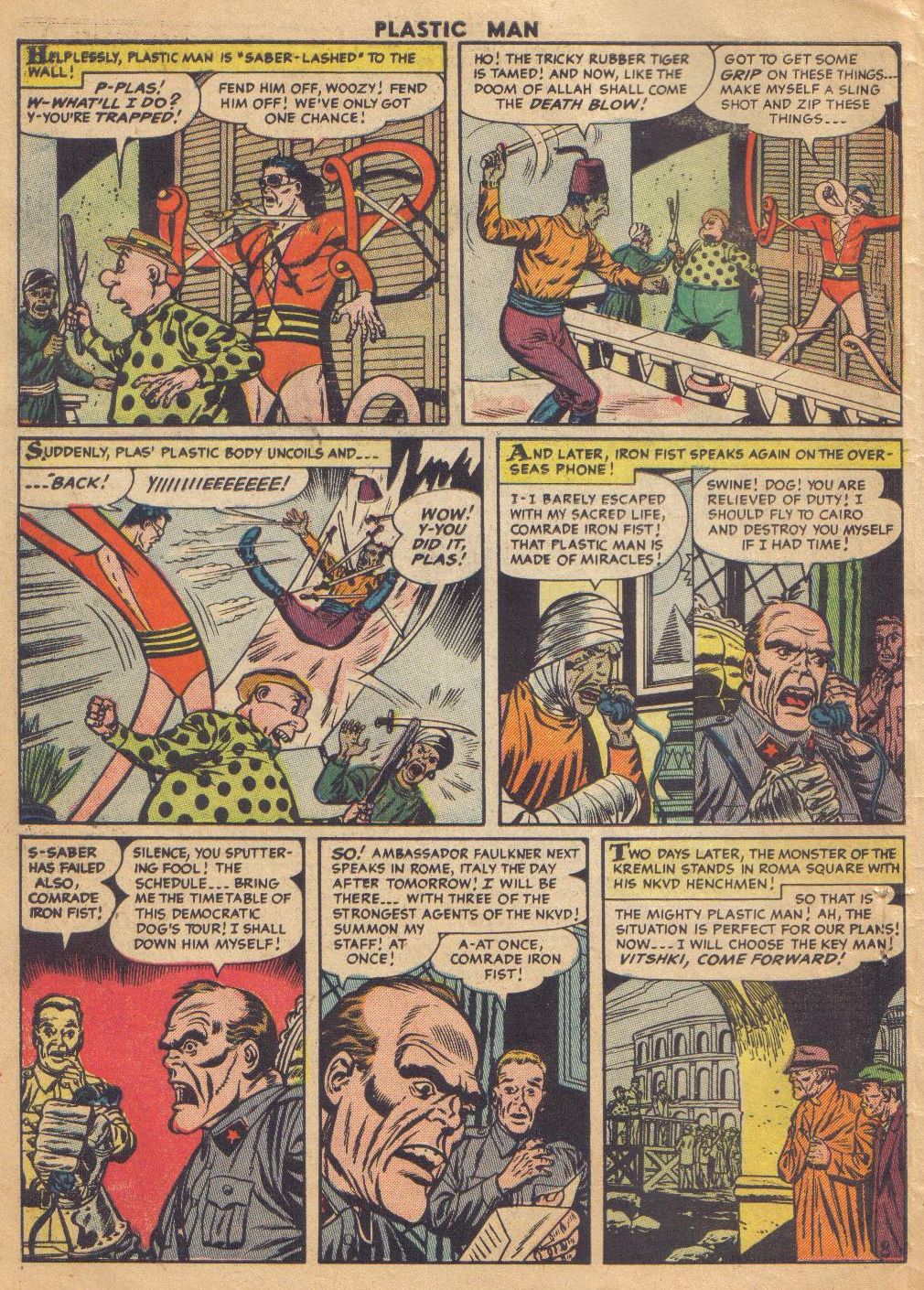 Read online Plastic Man (1943) comic -  Issue #50 - 10
