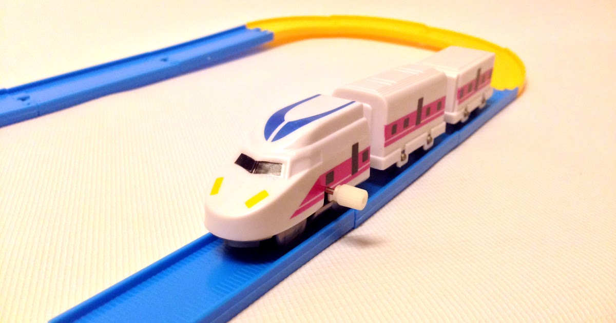 Yoshiny's Design Mini Bullet Train Set from Daiso Japan