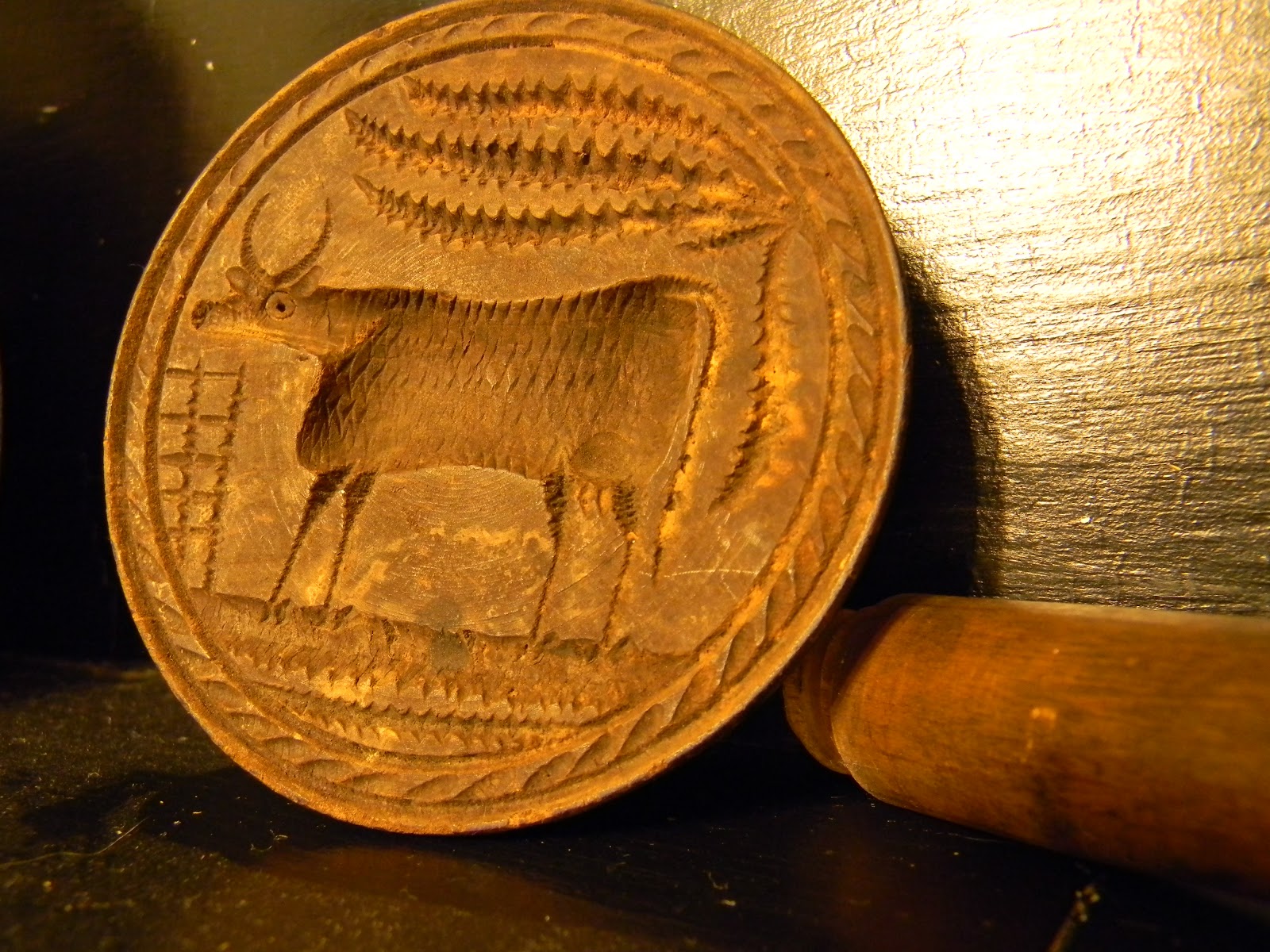 Little Lamb Antiques Extremely Rare Butter Mold for Sale!