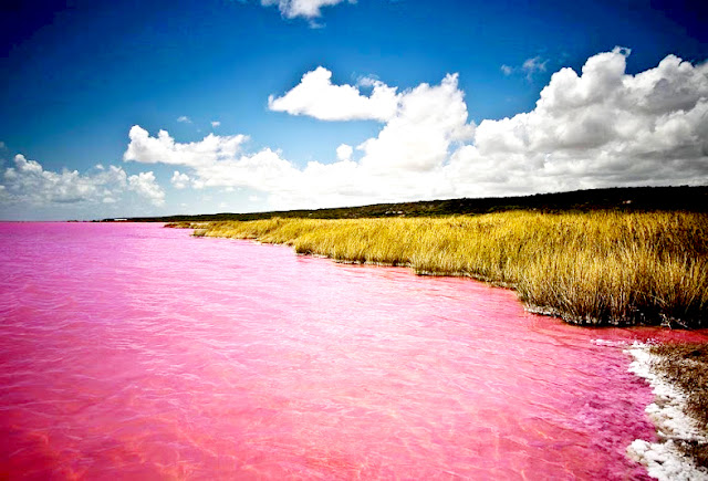 Lake Retba in Senegal