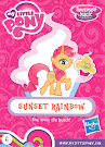 My Little Pony Wave 15A Sunset Rainbow Blind Bag Card