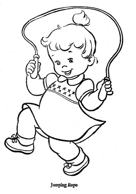 Jump Rope Coloring Pages Disney Coloring Pages