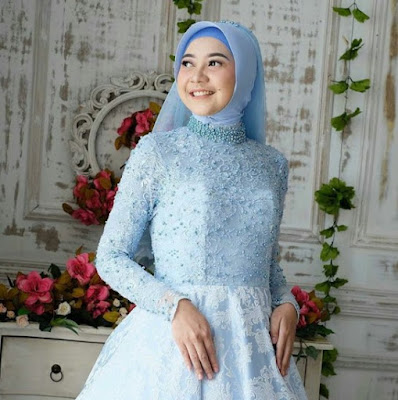 model hijab pengantin simpel terbaru