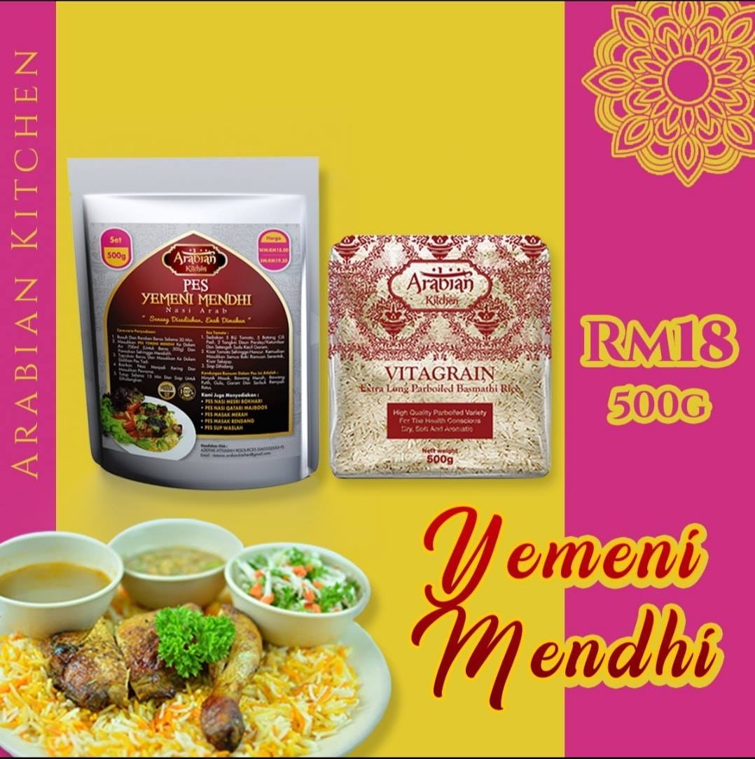 PES NASI ARAB YEMENI MENDHI 1/2KG