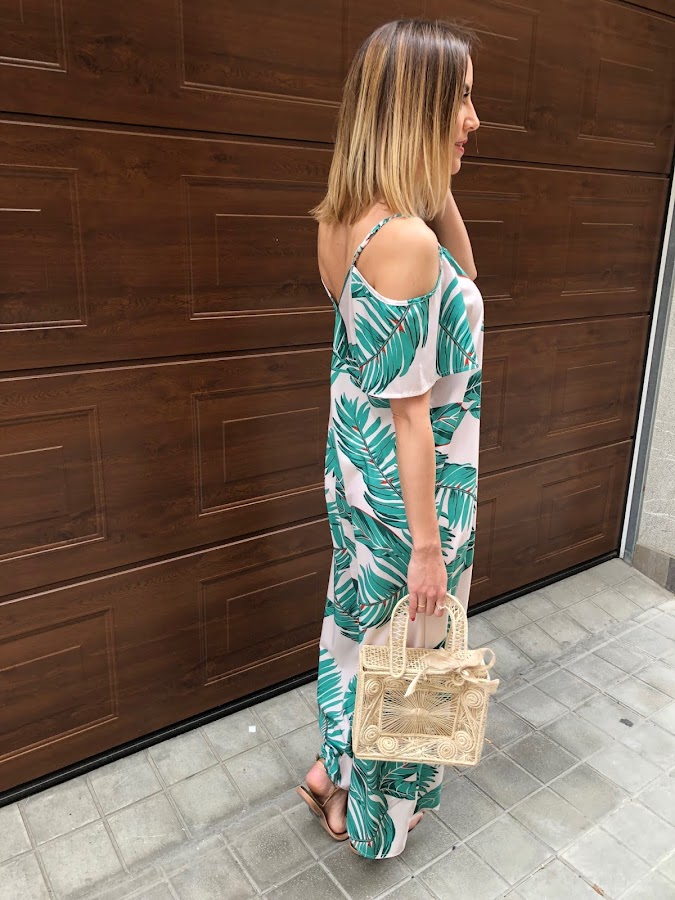 Fitness And Chicness-Leaf Print Dresses La Familia-3