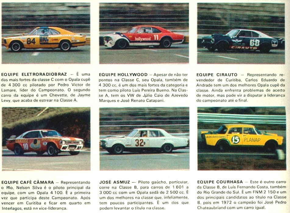 Mocambo Blog do Jovino CAMPEONATO BRASILEIRO DE TURISMO DE 1973.