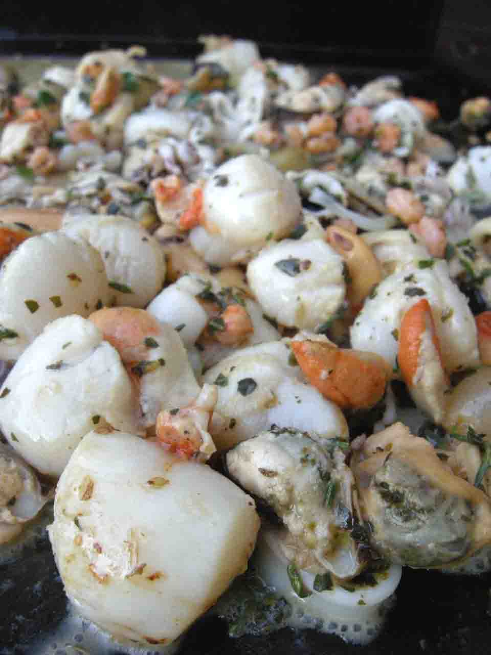 la à lolo Fruits de mer à la plancha