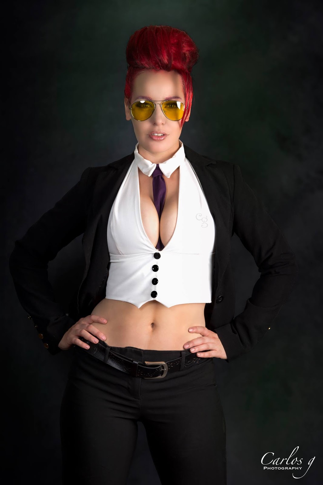 Crimson Viper Cosplay Street Fighter IV.