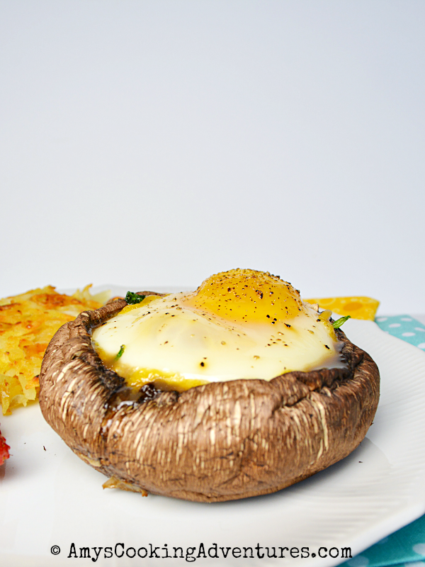 Portobello Baked Eggs