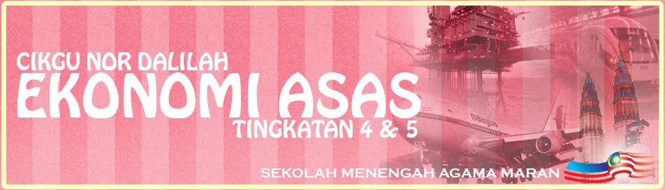 Selamat Datang Ke Blog Cikgu Dalilah : Ekonomi Asas