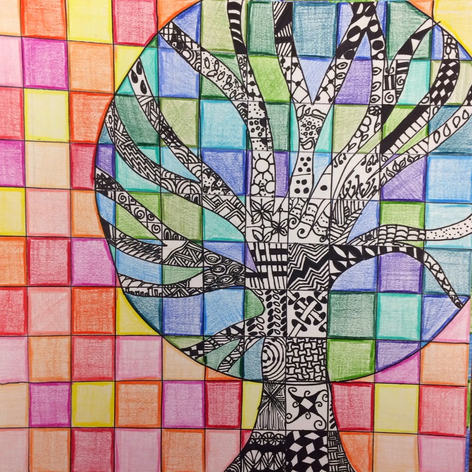 Mrs. Wille's Art Room: Tree of Life drawings