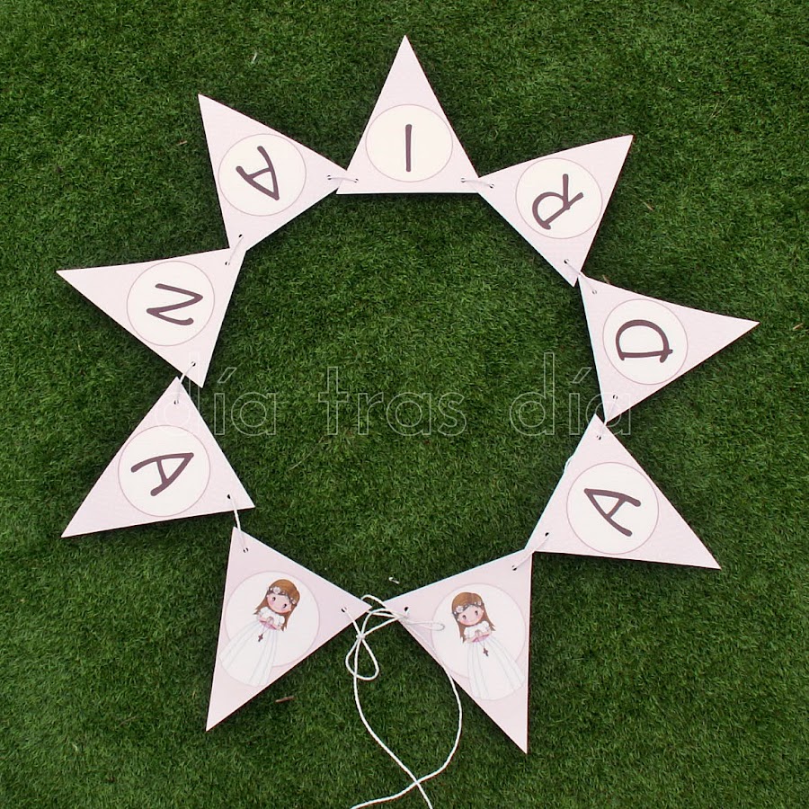 Banderola personalizada Primera Comunión