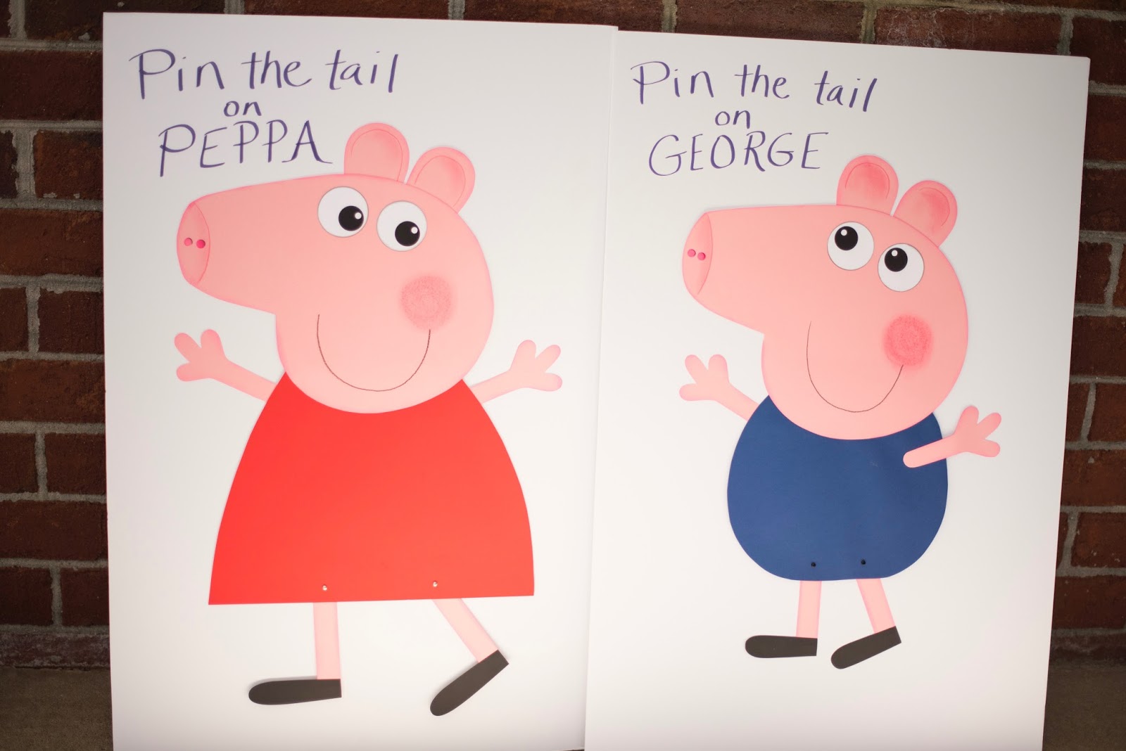Peppa Pig birthday party - Click through to see more on Something Delightful Blog