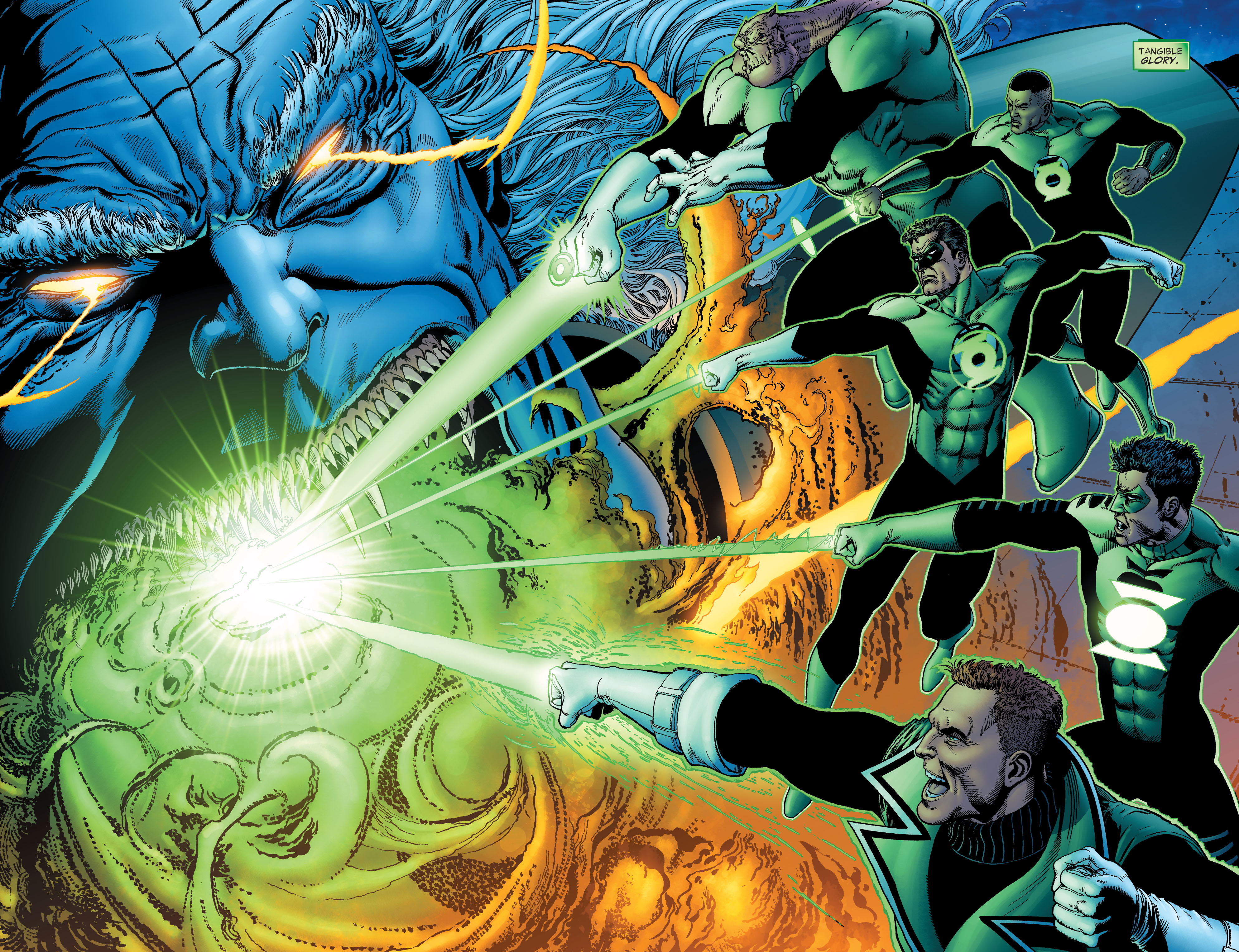 Read online Green Lantern: Rebirth comic -  Issue #6 - 8