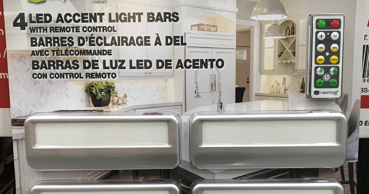 Capstone LED Accent Light Bars (set of 4) Costco Weekender