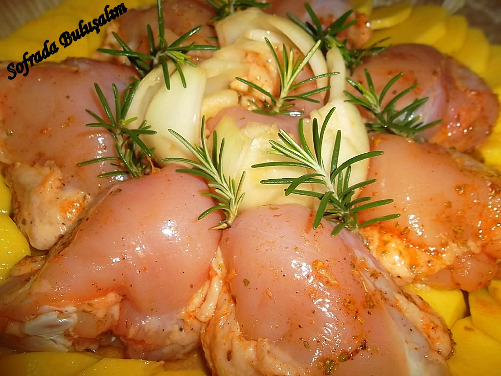 FIRINDA PATATESLİ TAVUK sofrada buluşalim