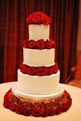 cake stencil cakes rose buttercream roses stenciled cup dee moon