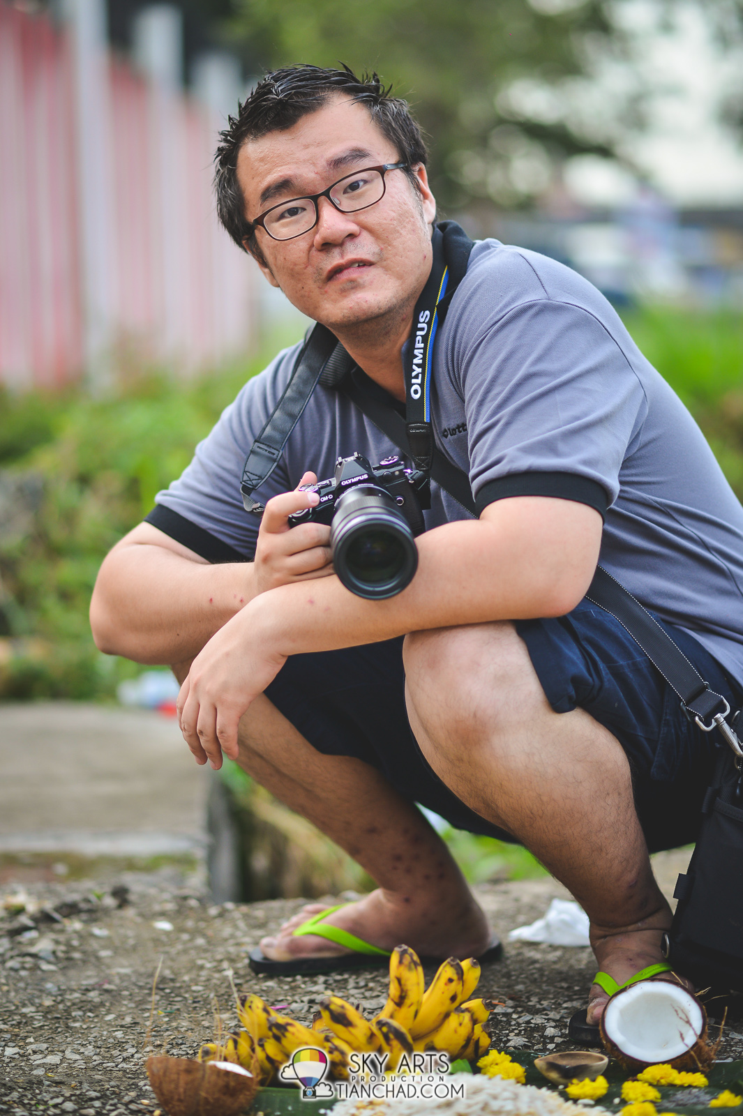 Robin Wong with his Olympus OMD Em-5 Mark 2