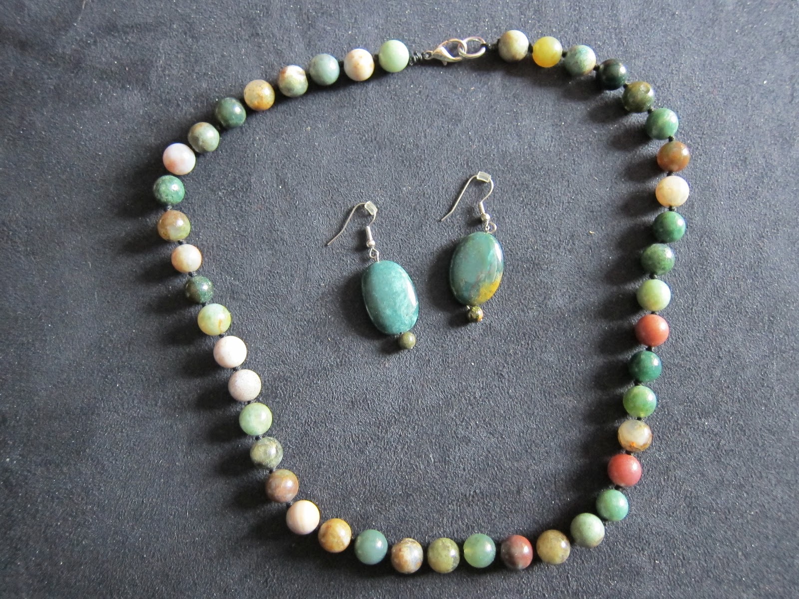 Create Spare Time MultiColoured Jasper Round Beads