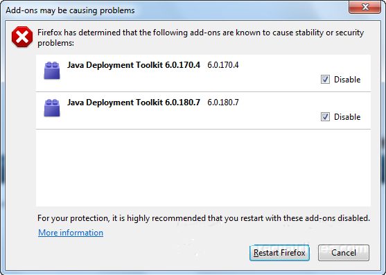 Mozilla Put Older Vulnerable Versions Of Java Into Firefox Blocklist VOGH VOICE OF GREYHAT 