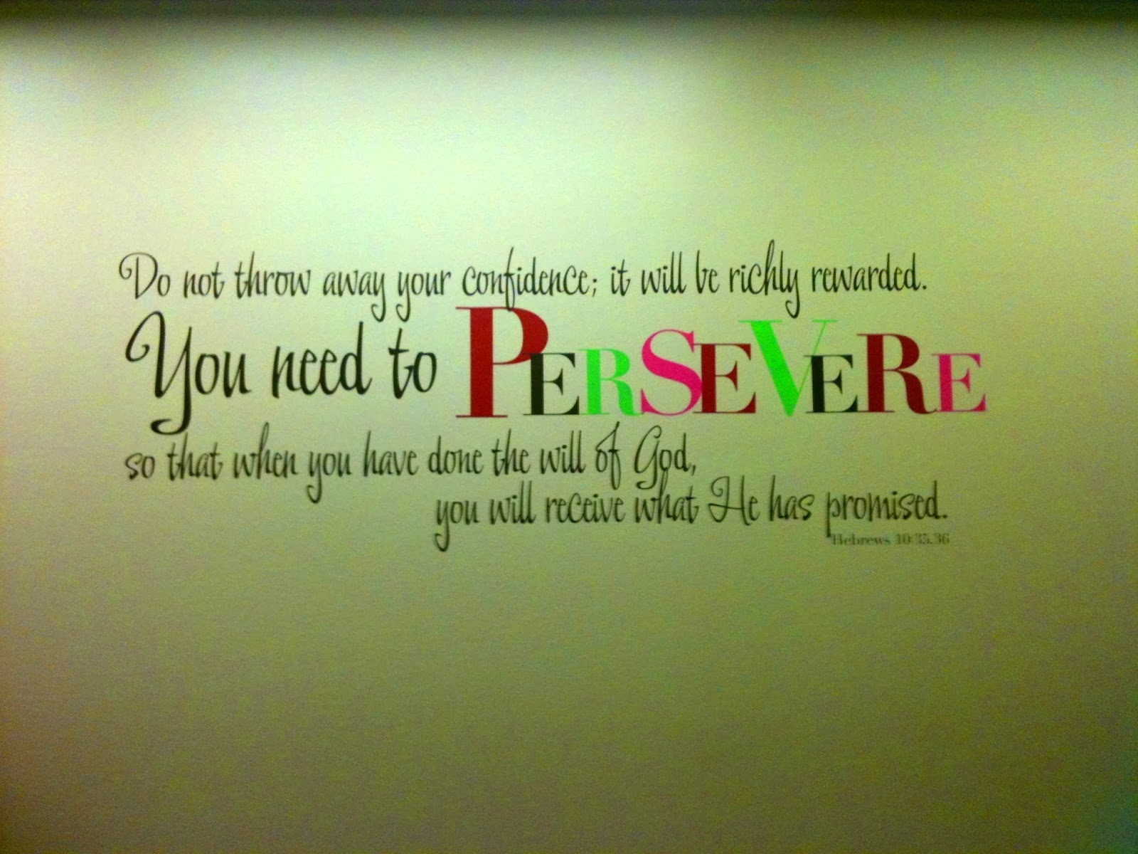 My Really, Real Reality Do Not Throw Away Your Confidence