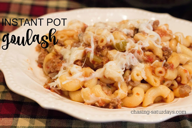 Instant Pot Goulash, Easy Meals Chasing Saturdays. Food