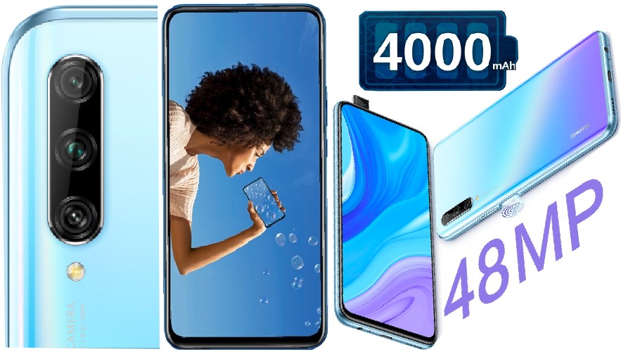 Huawei Y9s Ultra Full-View Phablet with Pop-up Cam - 128GB/6GB ROM, 8Core Dual-Sim Android Smartphone
