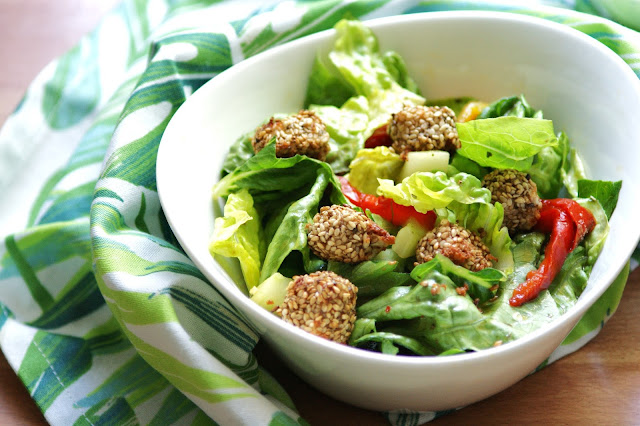 GEFRO Balance Salat mit gebackenem Schafskäse