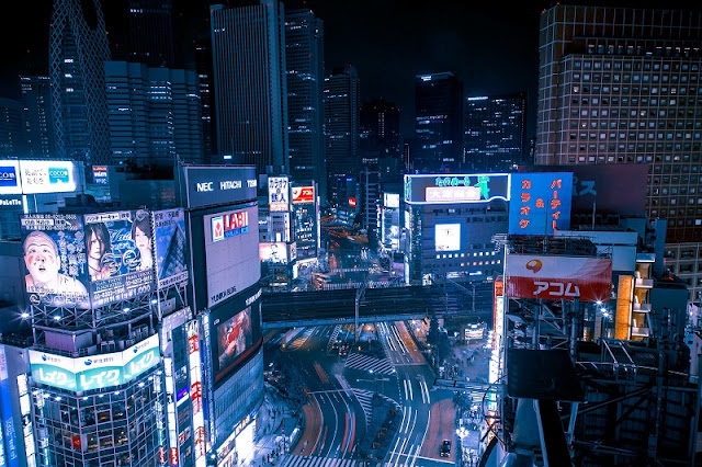 foto por Cody Ellingham, proyecto DERIVE, Tokyo | cool surreal night city lights | imagenes chidas lindas | awesome photos