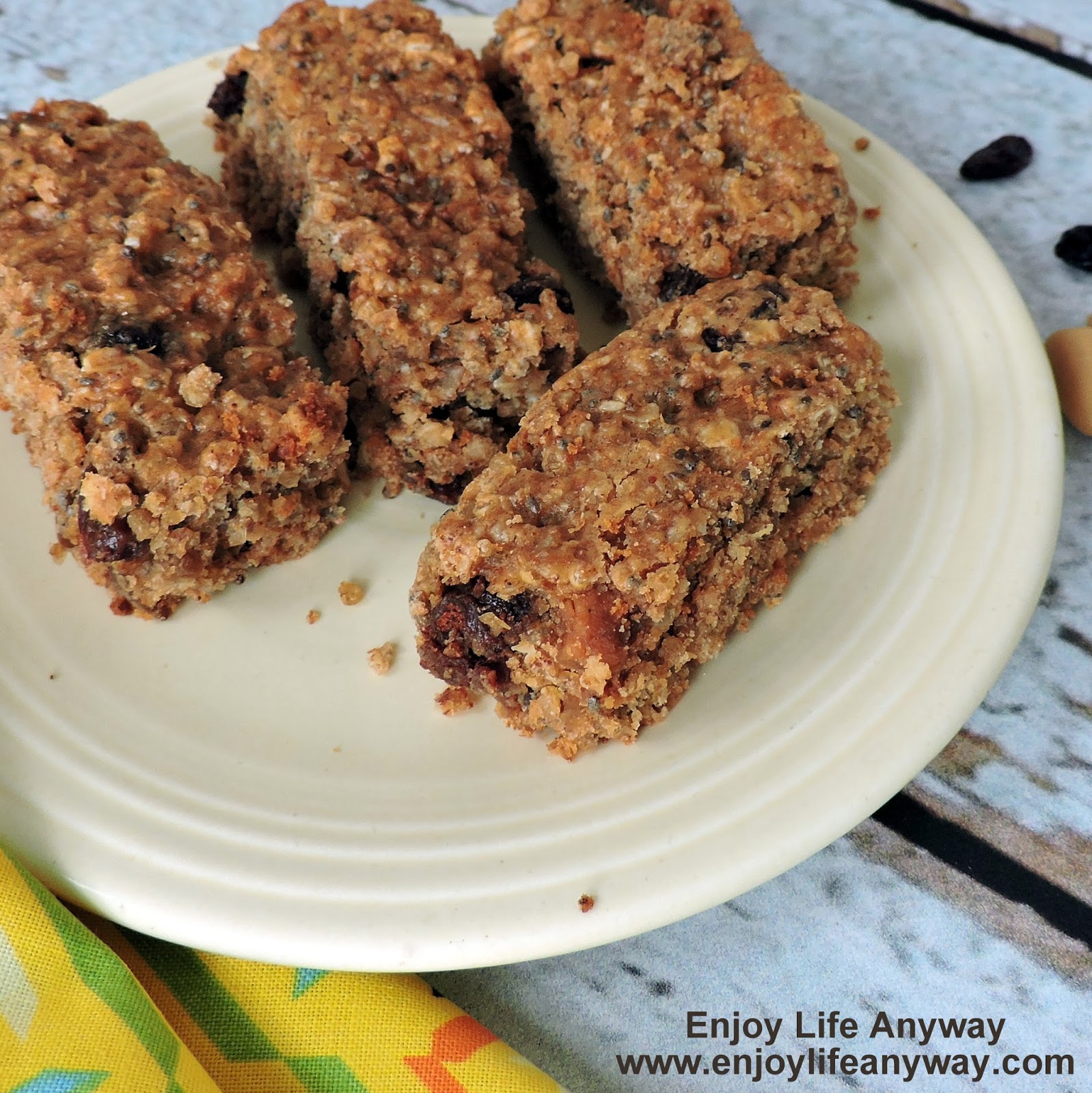 Enjoy Life Anyway Healthy Easy Quinoa Breakfast / Snack Bars