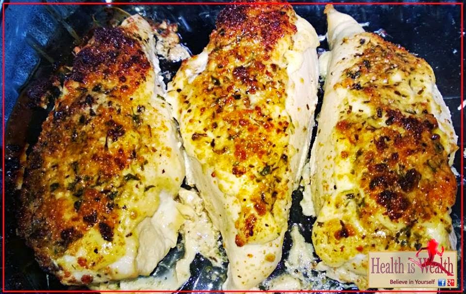 Strong and Beyond Baked Chicken with Yogurt and Parmesan