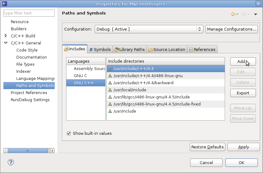 Linux, C++ and other Tortures: Shared Libraries with Eclipse