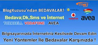 Bedava Dakika, Sms ve İnternet Paketleri! [TURKCELL - VODAFONE - AVEA