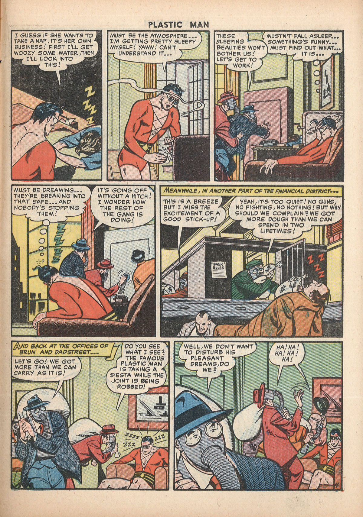 Read online Plastic Man (1943) comic -  Issue #29 - 29